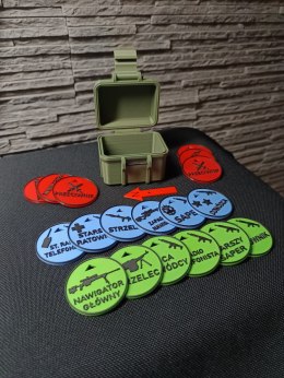 Kapsle taktyczne - Tac Caps Team Commander Set