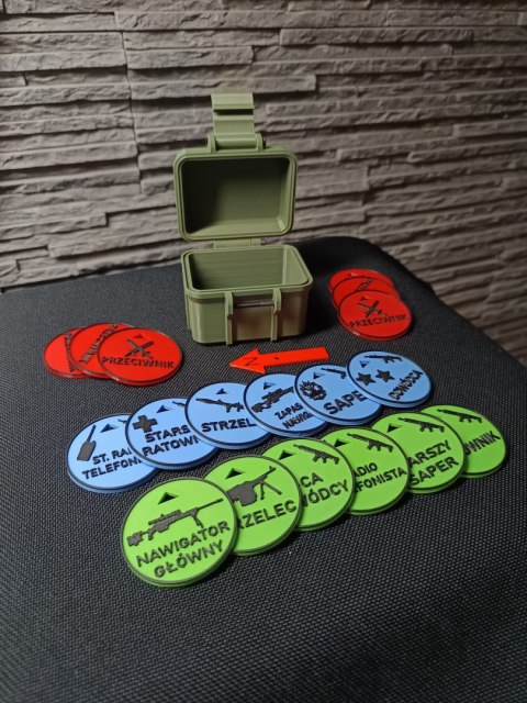 Kapsle taktyczne - Tac Caps Team Commander Set Kapsle taktyczne - Tac Caps Team Commander Set