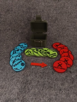 Kapsle taktyczne - Tac Caps Team Commander Set