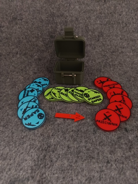 Kapsle taktyczne - Tac Caps Team Commander Set Kapsle taktyczne - Tac Caps Team Commander Set