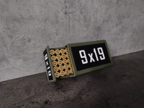 Pudełko na amunicję 9 x 19 mm Pudełko na amunicję 9 x 19 mm