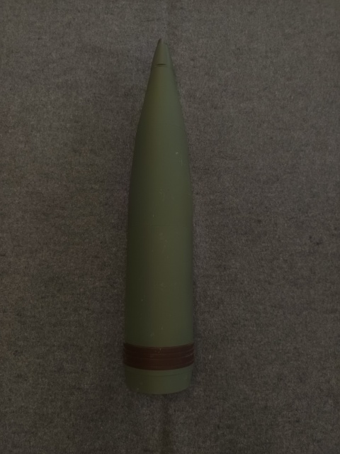 Replika pocisku artyleryjskiego 155mm M795 Replika pocisku artyleryjskiego 155mm M795